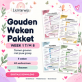 Lichterwijs Gouden Weken pakket voor week 1 tot en met 8, met 48 werkvormen voor onderbouw, middenbouw en bovenbouw.