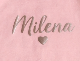Baby Romper gepersonaliseerd met naam gemaakt door Bicreatief