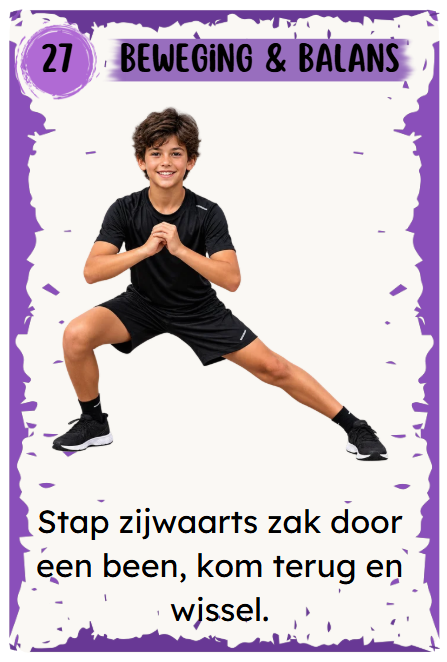 Beweegwijsjes bovenbouw 40 vrolijke beweegkaarten