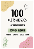 Gesprekskaarten 100 Kletswijsjes Gesprekskaarten voor de Gouden Weken Groep 5 t/m VO Direct Download