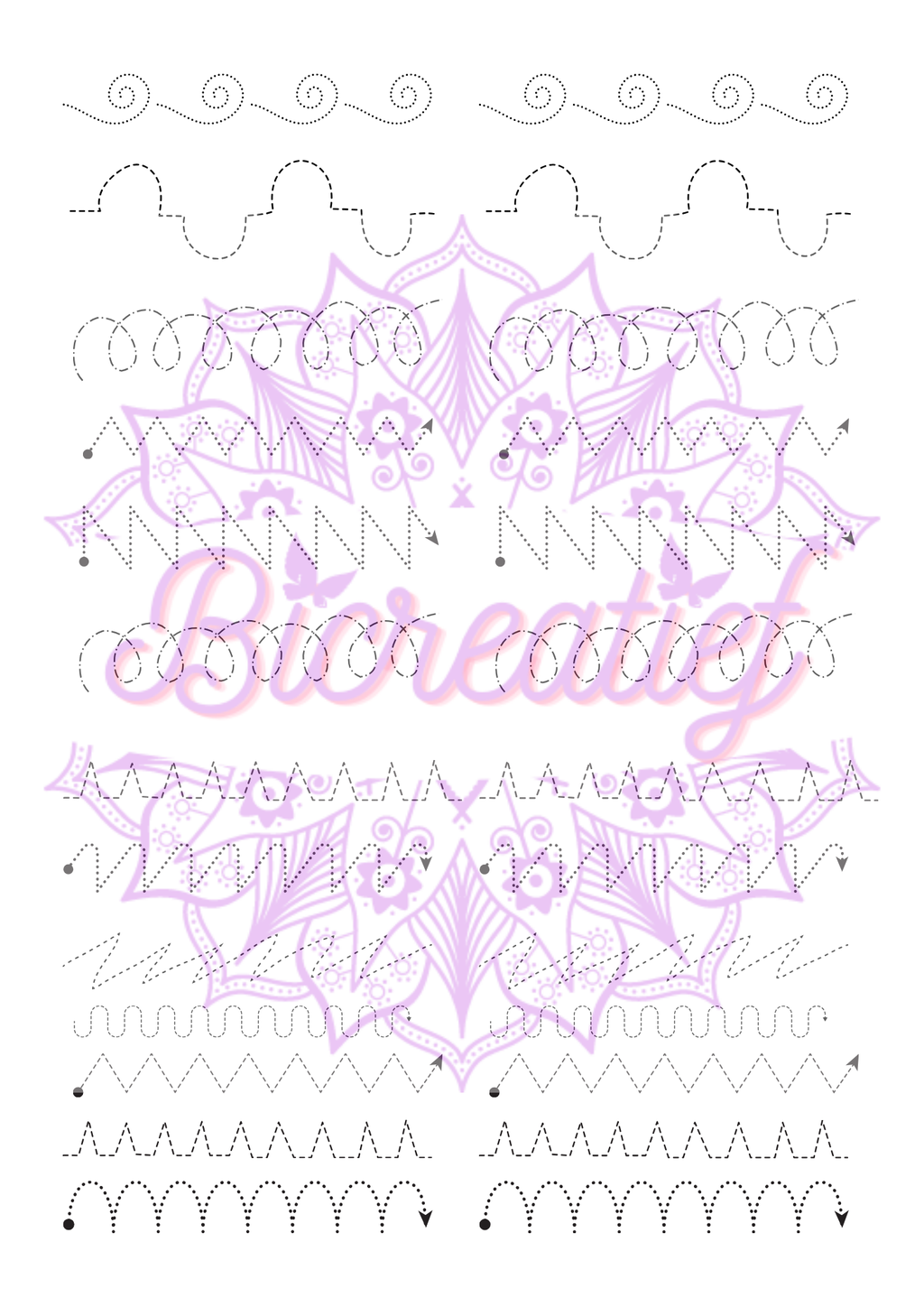 Ikea Rad Schrijfpatronen Digitale Oefenprintable Bicreatief 2