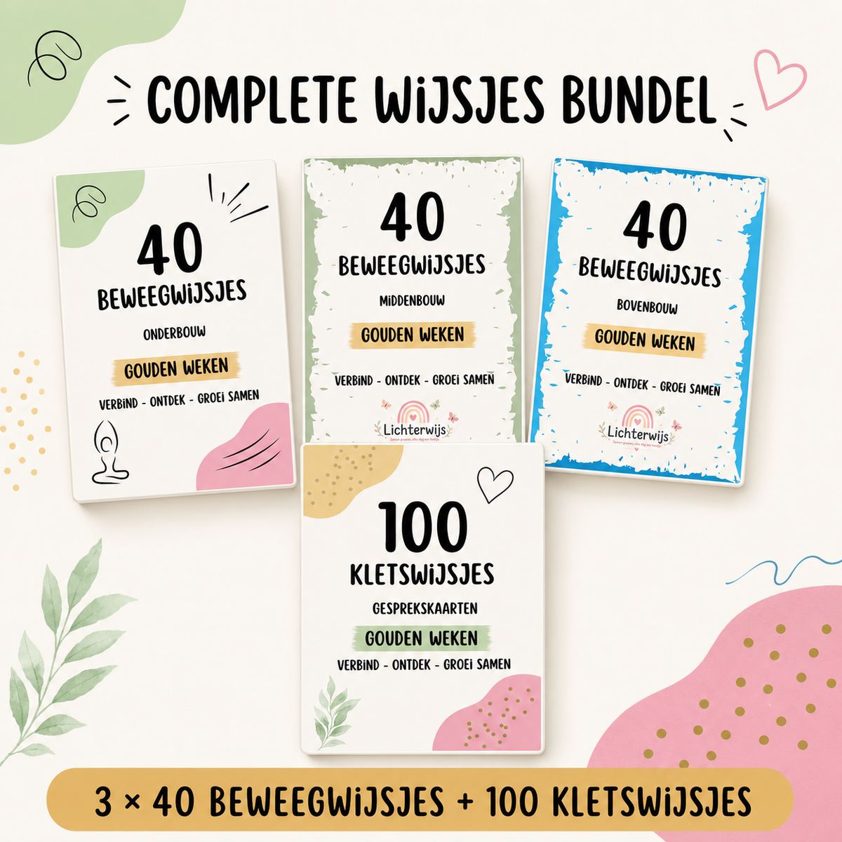 Kletswijsjes + Beweegwijsjes Gouden Weken bundel onderwijs